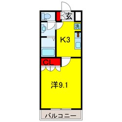 ウィングコートの物件間取画像